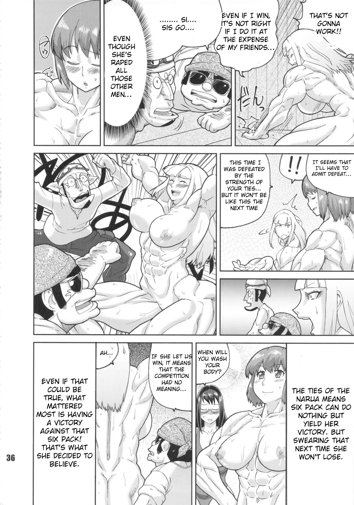 Hentai Manga Comic-Magic Muscle Girl Six Pack-Read-8